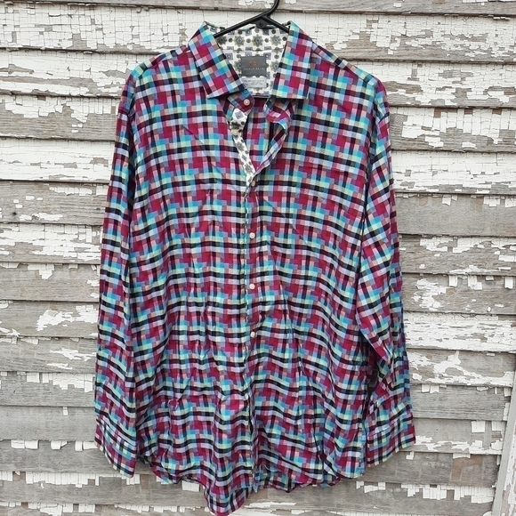 🌟 Thomas Dean flip cuff shirt size xxl - Picture 1 of 5